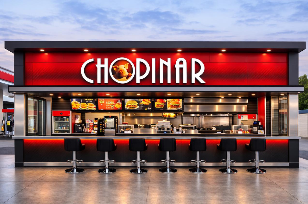 Container Chopinar restaurante en estación de servicio